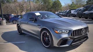 Mercedes AMG GT 63 S 4 Door Coupe in MANUFAKTUR Graphite Grey magno gt63s gt mercedes amg video [upl. by Enelrahs]