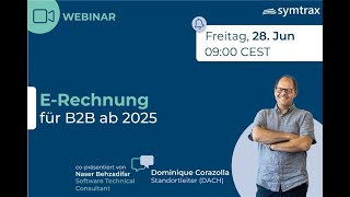 E Rechnung für B2B ab 2025 [upl. by Norman60]