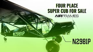 Four Place Super Cub For Sale N2981P [upl. by Llesig]