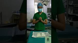 Sterile Gloving Nursing Technique Steps motivation hospital nurse success sl [upl. by Corenda]