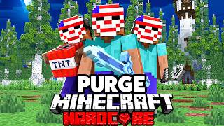 100 Players Simulate a FANTASY PURGE in Minecraft [upl. by Perretta425]