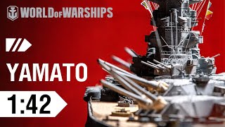 Battleship Yamato Scale Model  World of Warships [upl. by Kory]