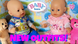 👚👕 Baby Born Twins Get New Outfits 💞 Changing Ethan amp Emma in to Authentic Baby Born Outfits😊 [upl. by Atok]