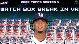 2022 Topps Series 1 Virtual Reality Hobby Box Break [upl. by Pillihpnhoj324]