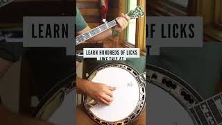 IV Chord Single String Lick  Bluegrass Banjo [upl. by Nywles147]