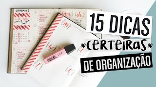 🕗 15 DICAS DE ORGANIZAÇÃO QUE FUNCIONAM DE VERDADE [upl. by Hi]