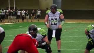 NKY River Monsters 36 vs Bluegrass Warhorses 20  CIFL Week One 2014 Highlights [upl. by Armilla73]