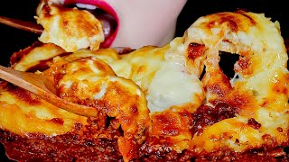 ASMR CHEESE LASAGNA 🧀🫕🫕MUKBANG EATING SOUND NO TALKING [upl. by Paviour201]