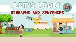 PRACTICE READING FOR BEGINNERSLearn to Read DigraphsPhonics for Beginners [upl. by Ynohta]