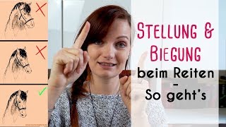 Stellung amp Biegung beim Pferd  So gehts [upl. by Eetsirk482]