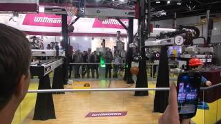 Wittmann Battenfeld Robots Play Basketball in K2013 [upl. by Linda831]