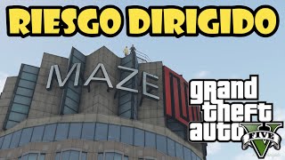 Como pasar la mision RIESGO DIRIGIDO en GTA 5✔️ [upl. by Annahsal81]