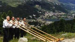 Alphorn cor des Alpes Swiss Alphorn [upl. by Hairem]