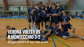 Verona Volley vs Repack Montecchio 32 25 Gen 2023 U17 int girone Gold [upl. by Aropizt]