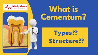 Cementum l Types l Cellular vs acellular l Mediklaas [upl. by Dionis]