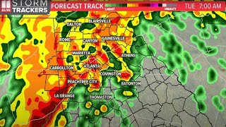 Live radar  Tracking storms across metro Atlanta north Georgia [upl. by Enirrok]