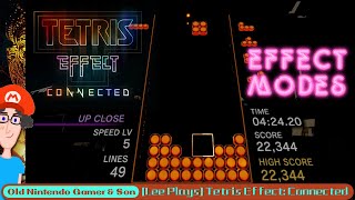 Lee Plays Tetris Effect Connected Effect Modes [upl. by Tito626]