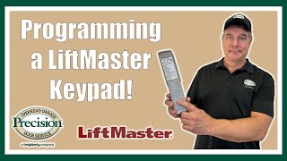 Reprogram your Clicker Keypad for your Chamberlain Liftmaster Professional Garage Door opener [upl. by Platt]