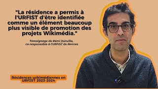 Entretien avec Rémy Joinville I Résidence Wikimédia URFIST Rennes [upl. by Ecirtemed]