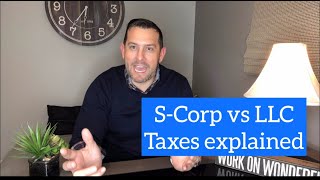 SCorp VS LLC Taxes explained Differences between Arizona LLC vs SCorp [upl. by Nahguav]