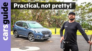 2022 Subaru Forester review Facelifted midsize SUV arrives in Australia up against RAV4 and CX5 [upl. by Icyak]