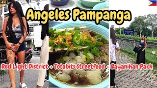 Angeles Pampanga  Walking Tour  4K [upl. by Lrig]