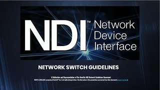 Choosing the Best Network Switch for NDIⓇ [upl. by Kemble]