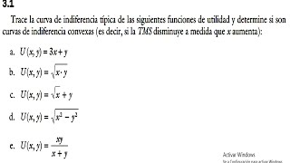 Microeconomia Nicholson Ejercicio 31 La Solución Detallada [upl. by Ayomat386]