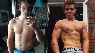 16 Year Old Incredible 1 Year Body Transformation [upl. by Odnala860]