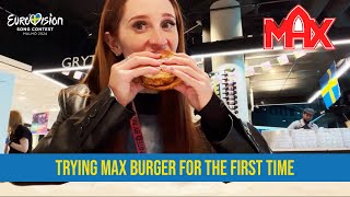 TRYING MAX BURGER FOR THE FIRST TIME [upl. by Baggs]