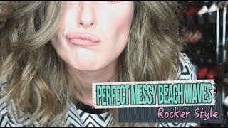 BEACH WAVES TUTORIAL  HOW TO STYLE A LOB  EASY EVERYDAY HAIR TUTORIAL  Shenae GrimesBeech [upl. by Asselem]