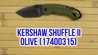 Распаковка Kershaw Shuffle II Olive 17400315 [upl. by Lleynod]