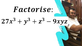 Factorise 27x3y3z39xyz [upl. by Paterson589]