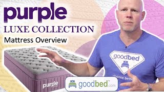 Purple Rejuvenate Luxe Mattresses – Compared and Explained by GoodBed [upl. by Kreg]