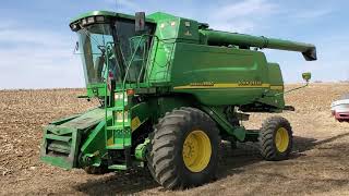 John Deere 9550 Sidehill Combine  Selling on BigIron Auctions  April 14 2021 [upl. by Rubetta864]