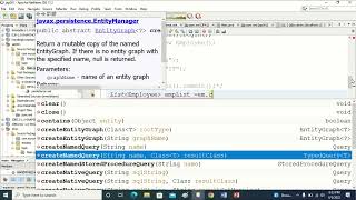 Java Persistence API CRUD operationsJPA [upl. by Maiga127]