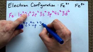 Electron Configuration of Fe2 and Fe3 [upl. by Cesare]