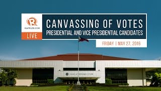 WATCH Canvassing of votes for president and vice president May 27 [upl. by Ahmed]