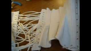 Corset Making Sewing Boning Channels  Lucys Corsetry [upl. by Yzeerb]