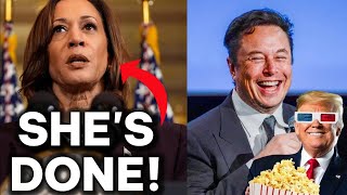 OMG Elon Musk ABSOLUTELY ENDS The Political Career Of Kamala Harris [upl. by Drabeck]