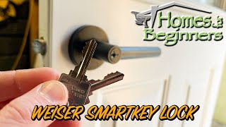 How to Rekey a Weiser Smartkey Door Lock [upl. by Lerner]