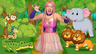 Luli Pampín  CAMINO POR LA SELVA🙊🐍🦁🐘  Official Video [upl. by Broida]