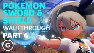 Pokemon Sword And Shield  Part 6 Sword Exclusive Fighting Gym Walkthrough No Commentary [upl. by Grady672]