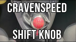 Fiat 500 Cravenspeed shift knob install [upl. by Orhtej]