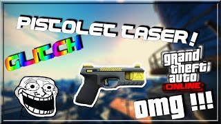 COMMENT AVOIR LE PISTOLET TASER   GTA 5 ONLINE GLITCH [upl. by Eloc]