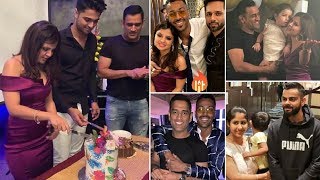 Sakshi Dhoni GRAND Birthday Celebration With MS Dhoni Virat Kohli Hardik Pandya [upl. by Aehsan]