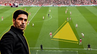 Mikel Arteta  Arsenal Beautiful TikiTaka amp Patterns of Play [upl. by Atsyrhc]