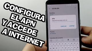 SAMSUNG GALAXY J6 Configurar Internet Movistar Colombia O Punto De Acesso APN  📲 [upl. by Delaryd]