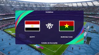 Egypt vs Burkina Faso 06062024 FIFA World Cup Qualification CAF PES 2021 [upl. by Naida]