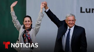 AMLO habla tras el virtual triunfo de Claudia Sheinbaum en las elecciones presidenciales de México [upl. by Aneis]